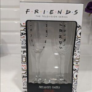 Friends TV Show Prosecco Flutes